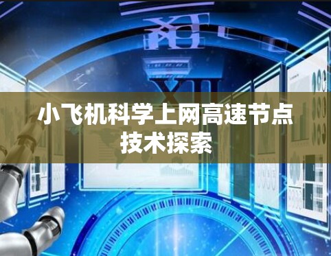 小飞机科学上网高速节点技术探索