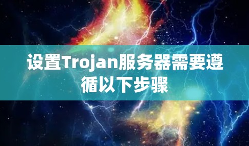设置Trojan服务器需要遵循以下步骤