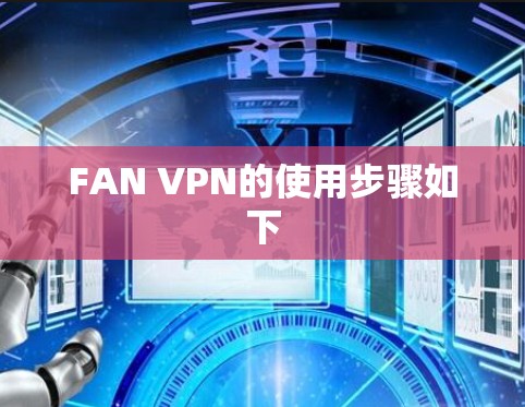FAN VPN的使用步骤如下