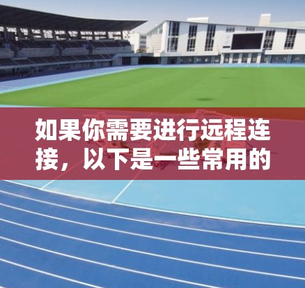 如果你需要进行远程连接，以下是一些常用的远程连接工具和解决方案