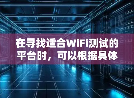 在寻找适合WiFi测试的平台时，可以根据具体需求和预算选择合适的工具。以下是几个推荐的平台，每个平台各有优势，适用于不同的测试场景