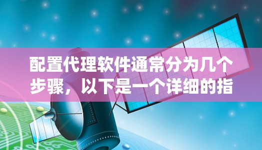 配置代理软件通常分为几个步骤，以下是一个详细的指南，假设你选择使用Privoxy