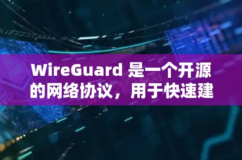 WireGuard 是一个开源的网络协议，用于快速建立安全的点对点网络连接。以下是下载 WireGuard 软件的步骤
