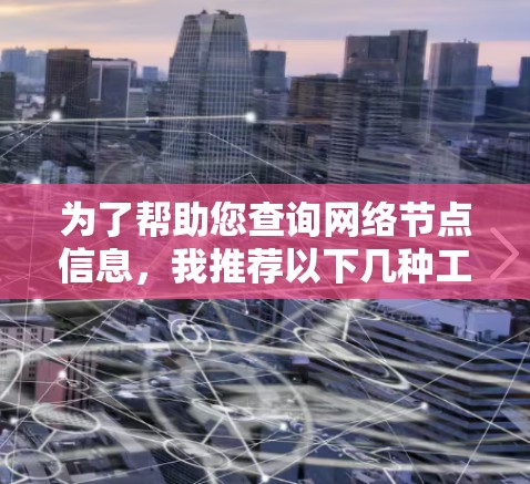 为了帮助您查询网络节点信息，我推荐以下几种工具，每种工具适用于不同的需求