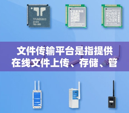 文件传输平台是指提供在线文件上传、存储、管理和分享服务的网络平台。这些平台通过互联网让用户能够方便地上传和分享文件，常见的用途包括个人存储、文件备份、团队协作、内容分享等