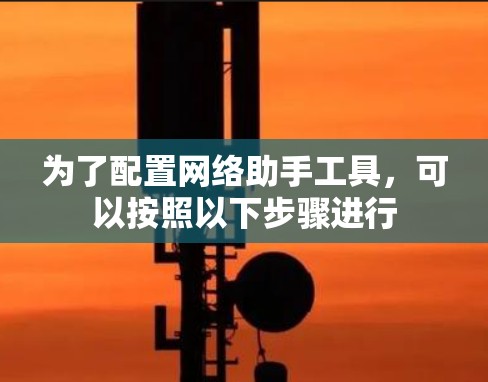 为了配置网络助手工具，可以按照以下步骤进行