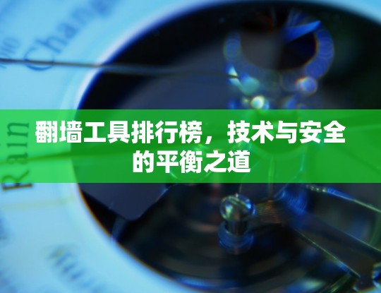 翻墙工具排行榜，技术与安全的平衡之道