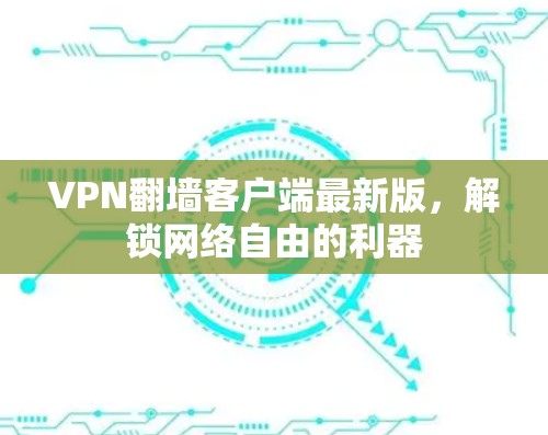 VPN翻墙客户端最新版，解锁网络自由的利器