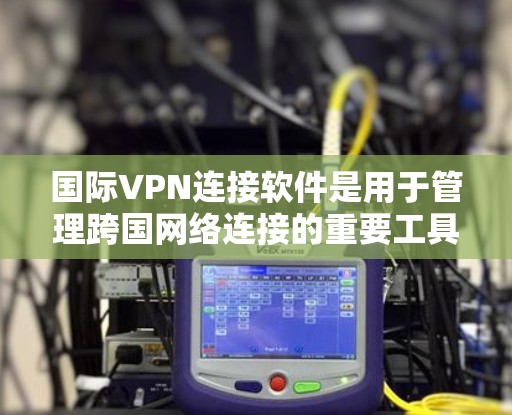 国际VPN连接软件是用于管理跨国网络连接的重要工具，确保数据安全和合规性。以下是对国际VPN连接软件的详细分析和总结