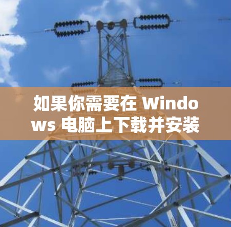 如果你需要在 Windows 电脑上下载并安装 VPN 应用程序，可以按照以下步骤操作