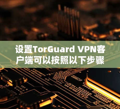设置TorGuard VPN客户端可以按照以下步骤进行