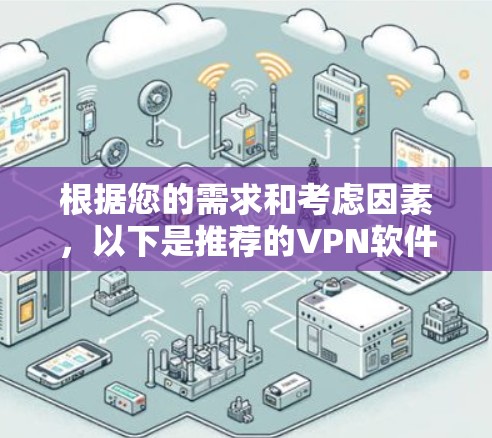 根据您的需求和考虑因素，以下是推荐的VPN软件及其适用场景