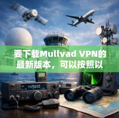 要下载Mullvad VPN的最新版本，可以按照以下步骤操作