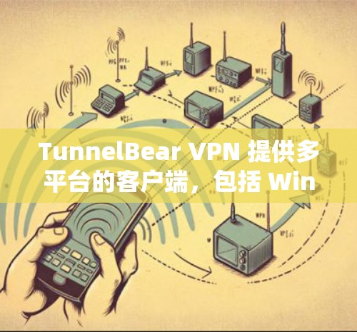 TunnelBear VPN 提供多平台的客户端，包括 Windows、Mac、iOS 和 Android。以下是几个热门客户端的推荐