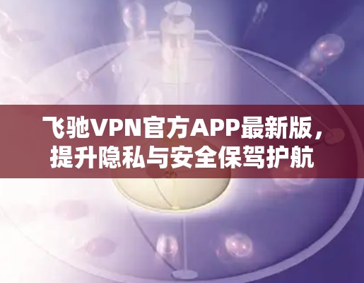 飞驰VPN官方APP最新版，提升隐私与安全保驾护航